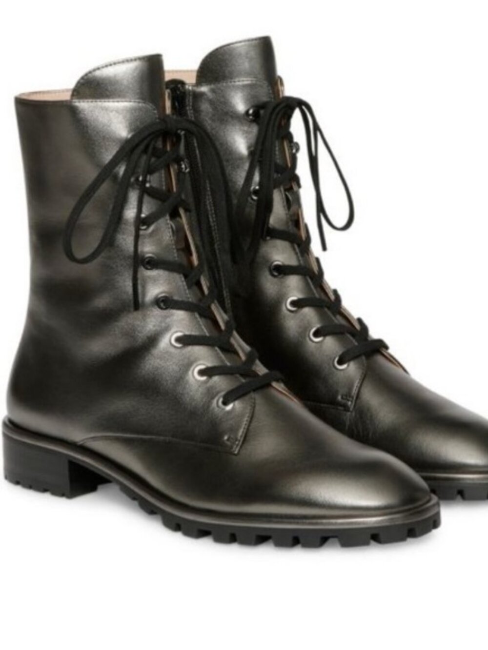 STUART WEITZMANLaine Metallic Leather Boots